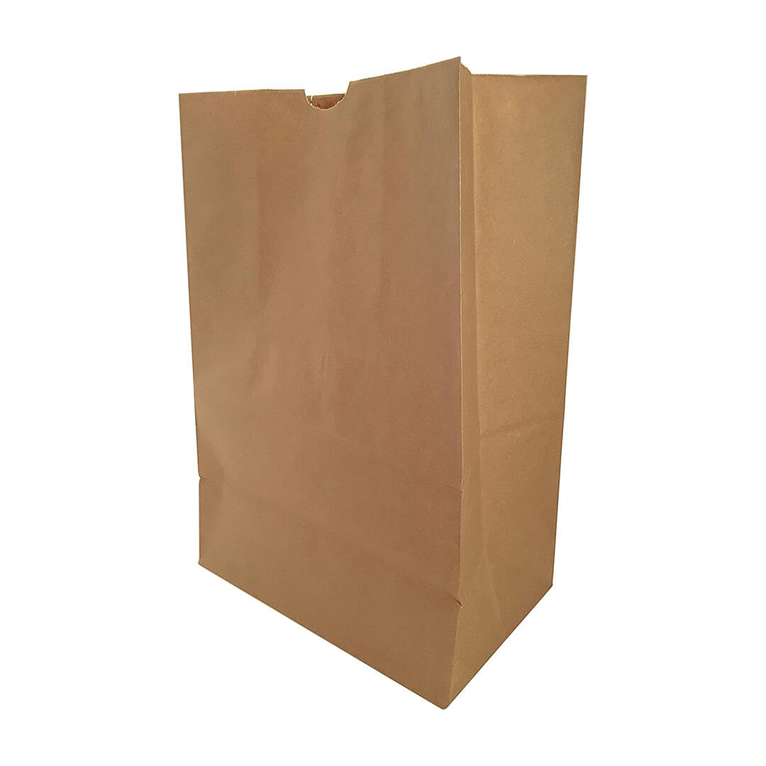 Duro Heavy Duty Kraft Brown Paper Barrel Sack Bag, 57 Lbs Basis Weight 